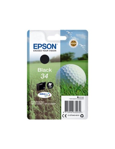 Epson T3461 (34) Negro Cartucho de Tinta Original - C13T34614010