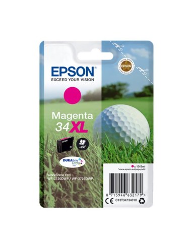 Epson T3473 (34XL) Magenta Cartucho de Tinta Original - C13T34734010