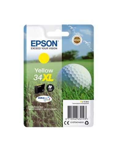 Epson T3474 (34XL) Amarillo Cartucho de Tinta Original - C13T34744010