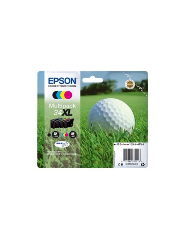 Epson T3476 Pack de 4 Cartuchos de Tinta Originales - C13T34764010