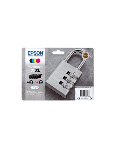 Epson T3596 (35XL) Pack de 4 Cartuchos de Tinta Originales - C13T35964010