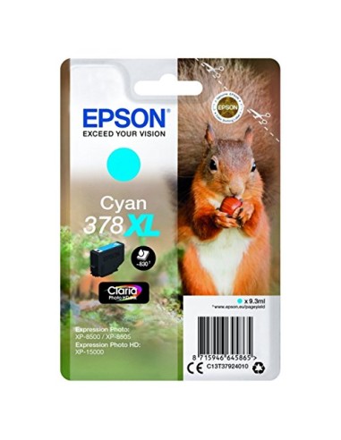 Epson 378XL Cyan Cartucho de Tinta Original - C13T37924010