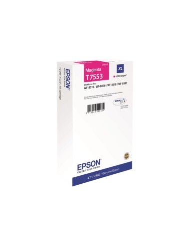 Epson T7553 Magenta Cartucho de Tinta Original - C13T755340/C13T75534N