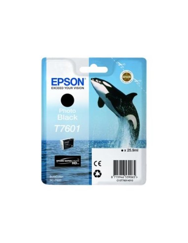 Epson T7601 Negro Photo Cartucho de Tinta Original - C13T76014010