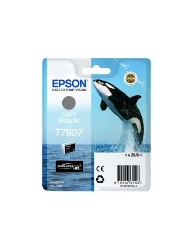 Epson T7607 Negro Light Cartucho de Tinta Original - C13T76074010