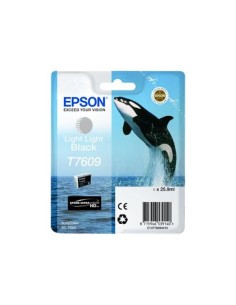 Epson T7609 Negro Light Light Cartucho de Tinta Original...