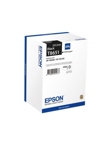 Epson T8651 Negro Cartucho de Tinta Original - C13T865140