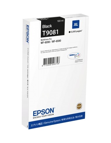 Epson T9081 Negro Cartucho de Tinta Original - C13T908140