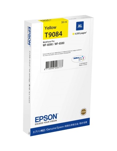 Epson T9084 Amarillo Cartucho de Tinta Original - C13T908440