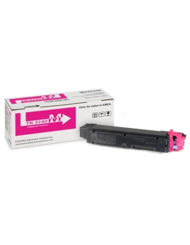 Kyocera TK5140 Magenta Cartucho de Toner Original - 1T02NRBNL0/TK5140M