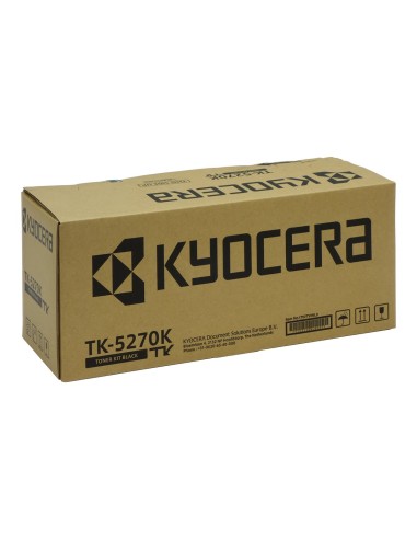 Kyocera TK5270 Negro Cartucho de Toner Original - 1T02TV0NL0/TK5270K