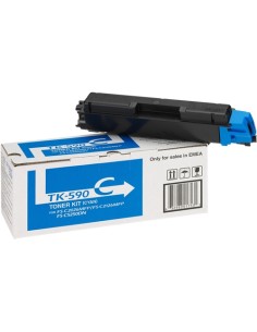 Kyocera TK590 Cyan Cartucho de Toner Original -...