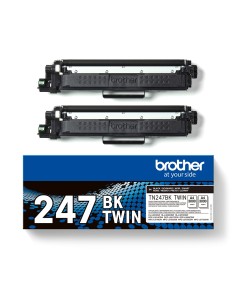 Brother TN247 Negro Pack de 2 Cartuchos de Toner...