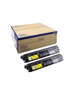 Brother TN329 Amarillo Pack de 2 Cartuchos de Toner...