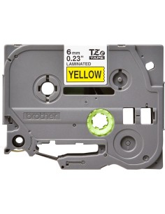 Brother TZe611 Cinta Laminada Original de Etiquetas -...