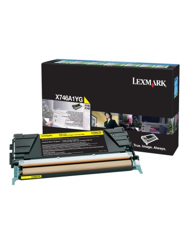 Lexmark X746/X748 Amarillo Cartucho de Toner Original - X746A1YG