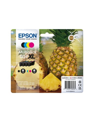 Epson 604XL Pack de 4 Cartuchos de Tinta Originales - C13T10H64010