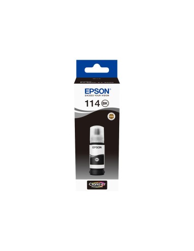 Epson 114 Negro Botella de Tinta Pigmentada Original - C13T07A140