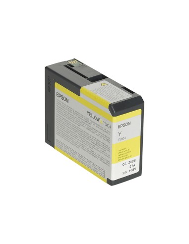 Epson T5804 Amarillo Cartucho de Tinta Original - C13T580400