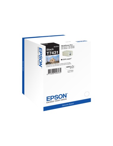 Epson T7431 Negro Cartucho de Tinta Original - C13T74314010