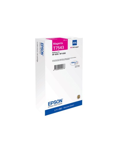 Epson T7543 Magenta Cartucho de Tinta Original - C13T754340/C13T75434N