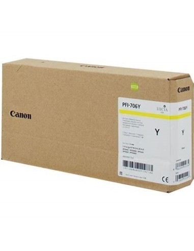 Canon PFI706 Amarillo Cartucho de Tinta Original - 6684B001