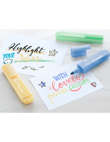 Rotulador faber fluorescente 1546 expositor de 60 unidades colores surtidos