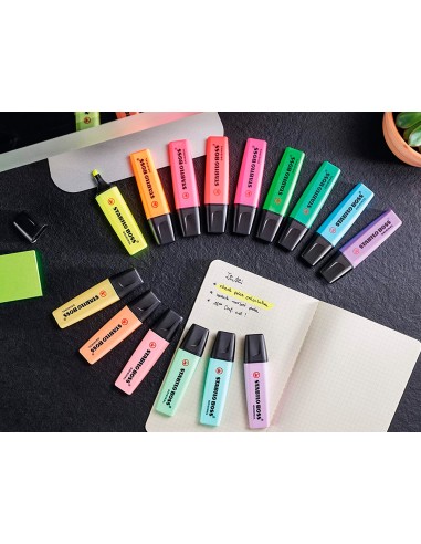 Rotulador stabilo boss fluorescente 70 pastel fucsia helado