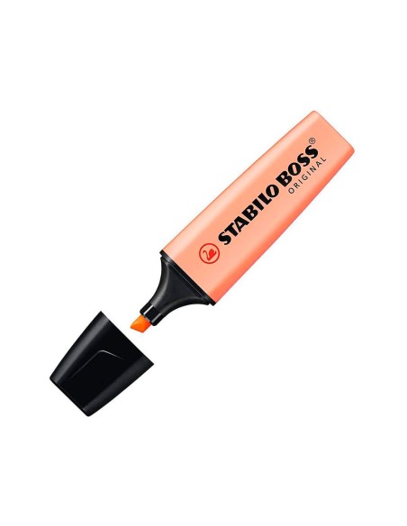 Rotulador stabilo boss fluorescente 70 pastel naranja palido