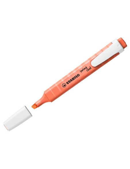 Rotulador stabilo fluorescente swing cool pastel coral meloso