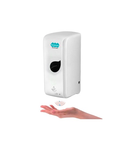 Dispensador para gel y jabon bacterisan para pared automatico 800 ml blanco 125x140x270 mm