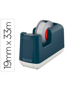 Portarrollo sobremesa leitz cosy plastico para cintas 33 mt color gris