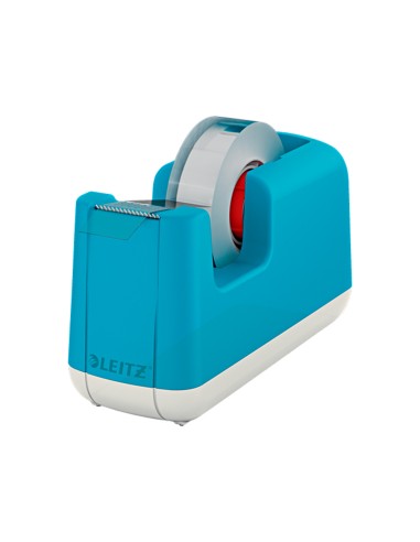 Portarrollo sobremesa leitz cosy plastico para cintas 33 mt color azul