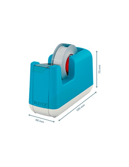 Portarrollo sobremesa leitz cosy plastico para cintas 33 mt color azul Portarrollo sobremesa leitz cosy plastico para cintas 33 mt color azul