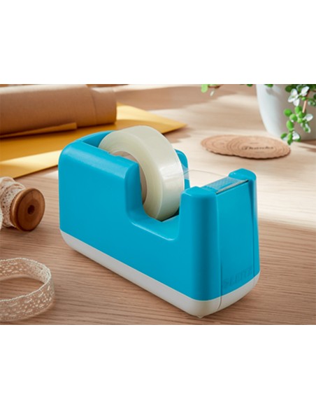 Portarrollo sobremesa leitz cosy plastico para cintas 33 mt color azul Portarrollo sobremesa leitz cosy plastico para cintas 33 mt color azul