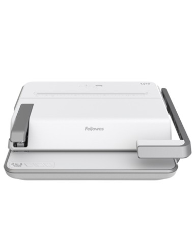 Encuadernadora para canutillo fellowes lyra 3 en 1 perfora hasta 20h a4 encuaderna 300h grapa 30h taladra 2 y 4