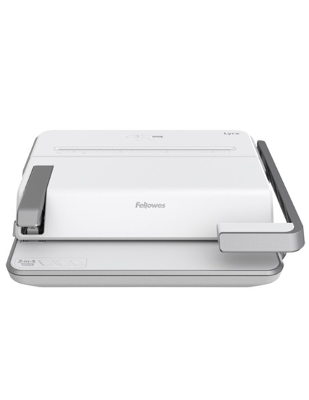 Encuadernadora para canutillo fellowes lyra 3 en 1 perfora hasta 20h a4 encuaderna 300h grapa 30h taladra 2 y 4