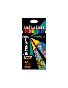 Lapices de colores intensity caja de 12 unidades colores surtidos