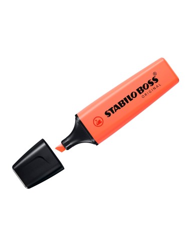 Rotulador stabilo boss fluorescente 70 pastel coral meloso