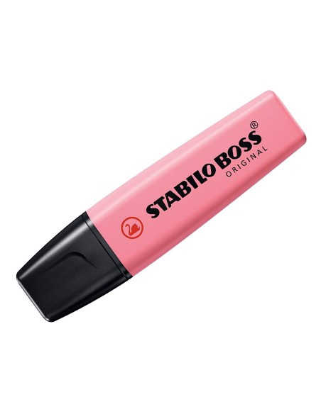 Rotulador stabilo boss fluorescente 70 pastel rosa cerezo en flor
