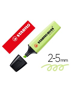 Rotulador stabilo boss fluorescente 70 pastel chispa de lima