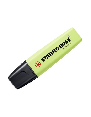 Rotulador stabilo boss fluorescente 70 pastel chispa de lima