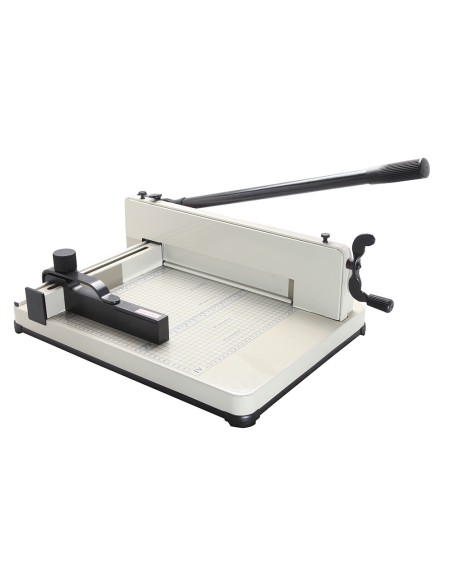 Guillotina q connect kf16916 manual profesional largo del corte 330 mm capacidad 400 hojas Guillotina q connect kf16916 manual profesional largo del corte 330 mm capacidad 400 hojas