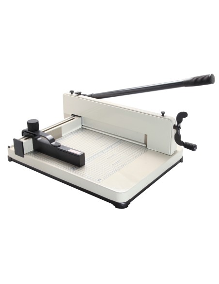 Guillotina q connect kf16916 manual profesional largo del corte 330 mm capacidad 400 hojas Guillotina q connect kf16916 manual profesional largo del corte 330 mm capacidad 400 hojas