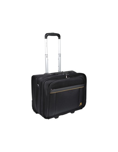 Maletin para portatil exacompta exactive hasta 156 con ruedas y asa telescopica negro 450x255x395
