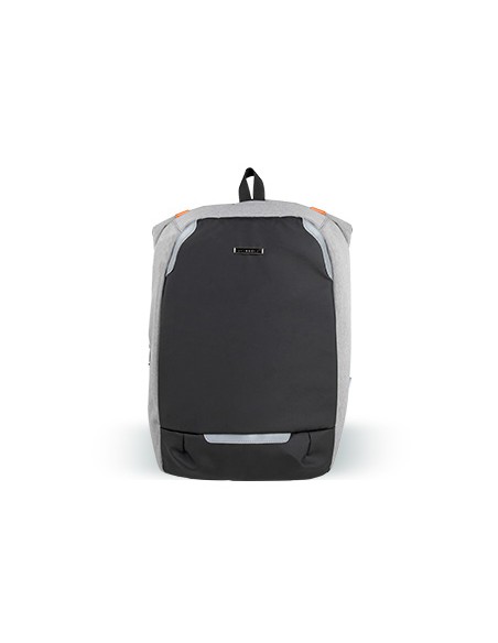 Mochila para portatil q connect 18 negra gris poliester impermeable 460x170x310 mm