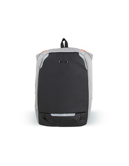 Mochila para portatil q connect 18 negra gris poliester impermeable 460x170x310 mm