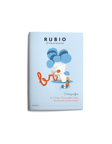 Cuaderno rubio ortografia 6 7 anos para saber mas