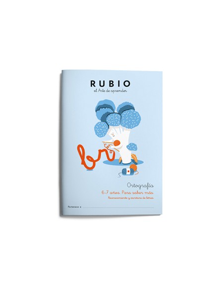 Cuaderno rubio ortografia 6 7 anos para saber mas