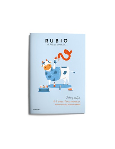 Cuaderno rubio ortografia 6 7 anos para empezar